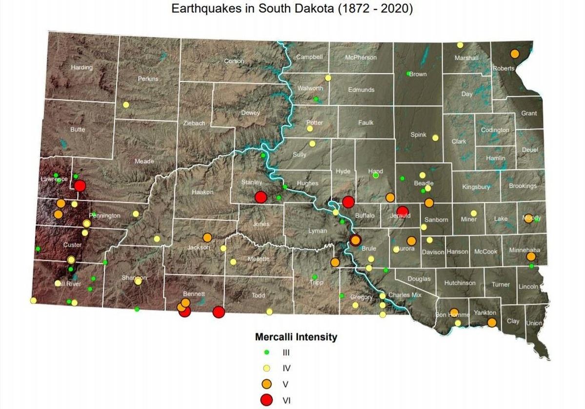 Modern South Dakota Earthquakes Could Be A Hangover From The Ice Age